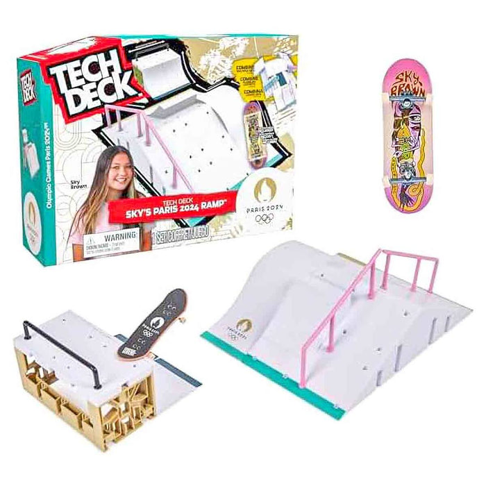 Tech Deck Sky's Paris Ramp 2024 X-Connect Fingerboard Set — Booghe