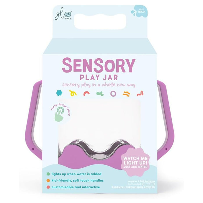 Glo Pals Sensory Play Jar Purple