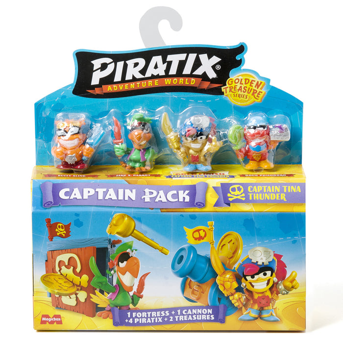 Piratix Adventure World Golden Treasure Series Captain Pack (styles vary)