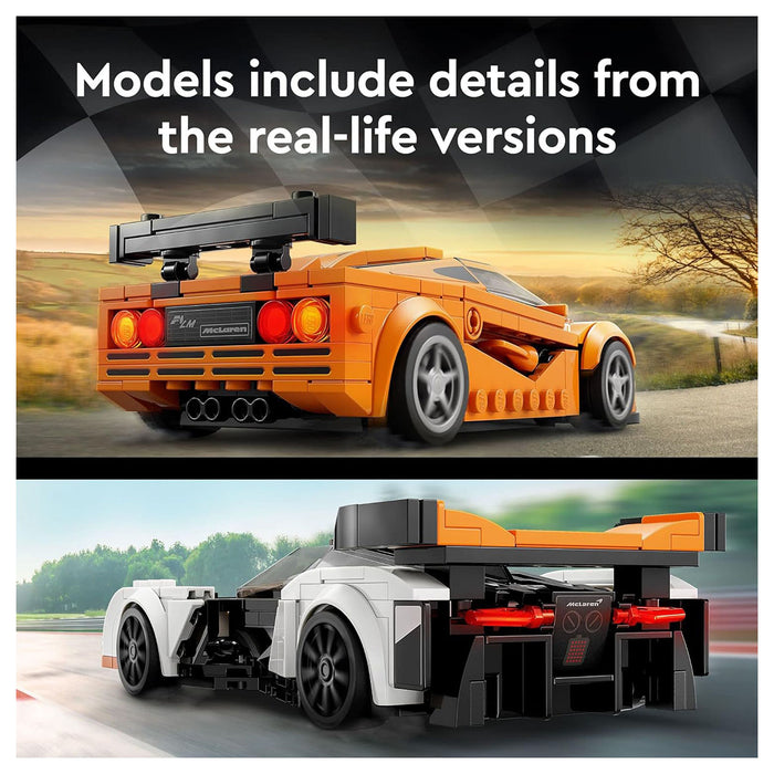 LEGO Speed Champions 76918 McLaren Solus GT & McLaren F1 LM Building Set