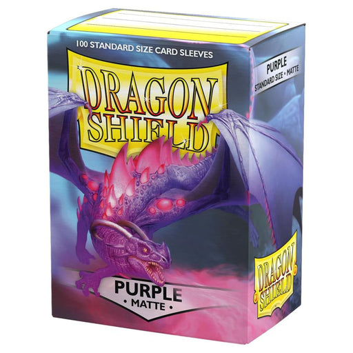 Dragon Shield Purple Matte Standard Size Card Sleeves (100 Pack)