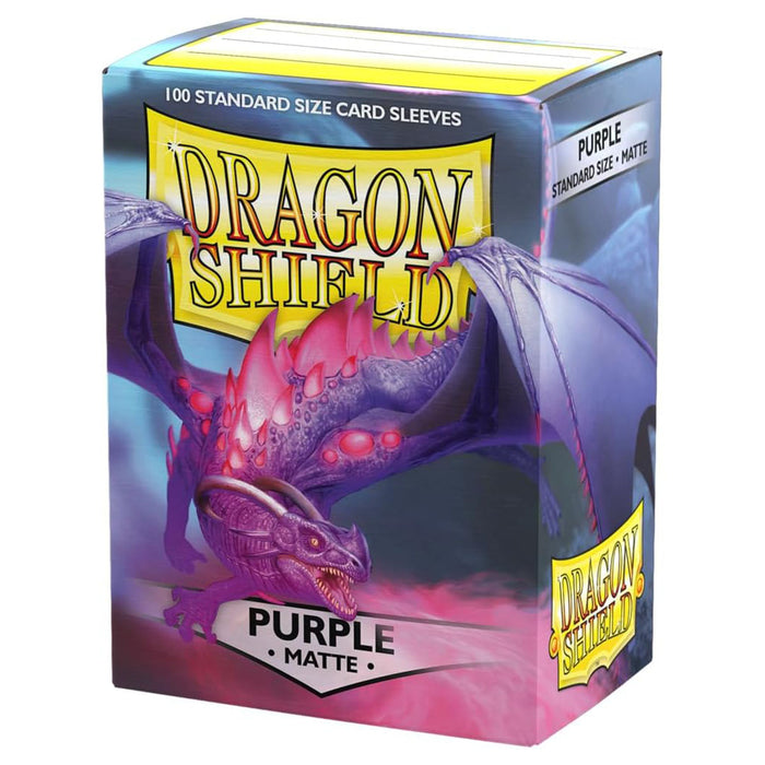 Dragon Shield Purple Matte Standard Size Card Sleeves (100 Pack)