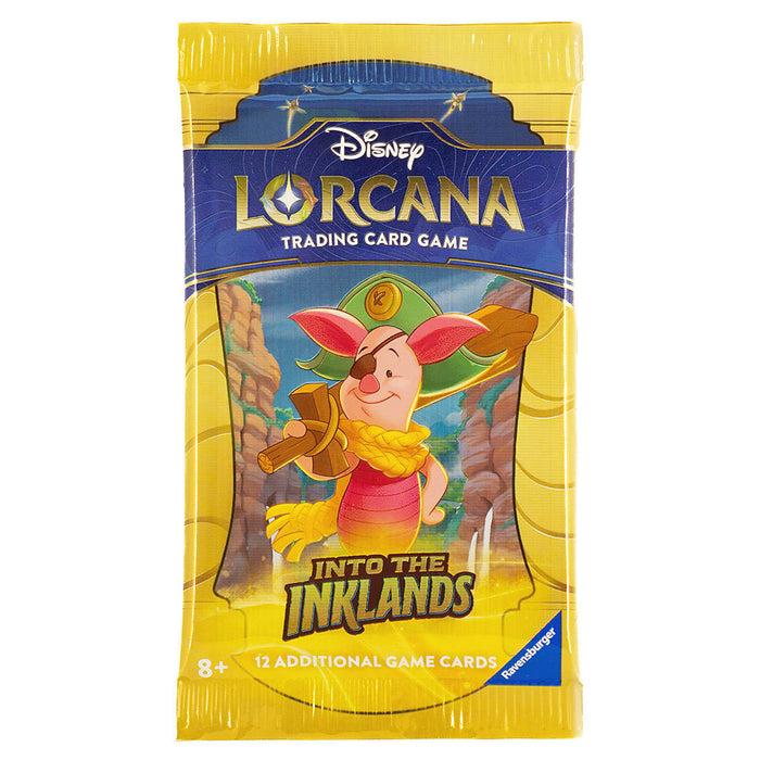 Disney Lorcana TCG: Into The Inklands - Booster Pack - Piglet Artwork