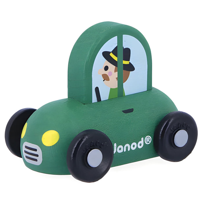 Janod Cross Roads Countryside Wooden Small Car