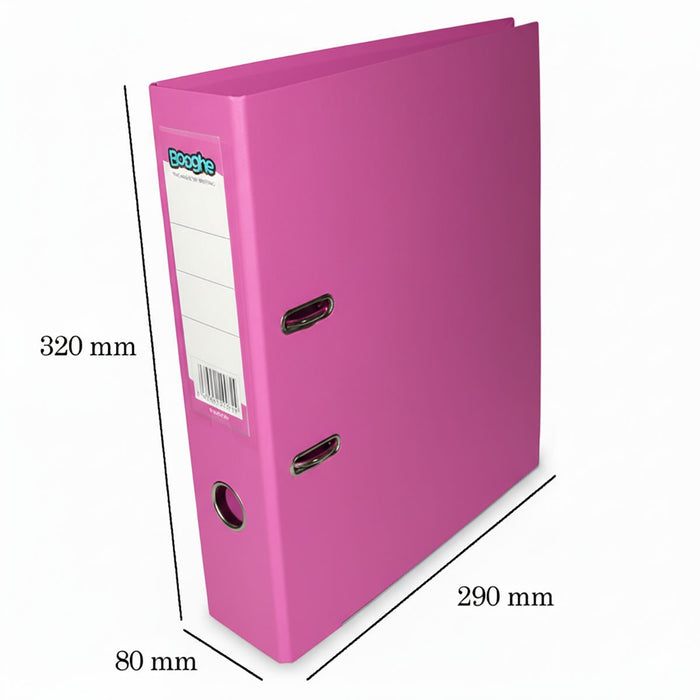 Lever Arch A4 File Fuchsia 10 Pack