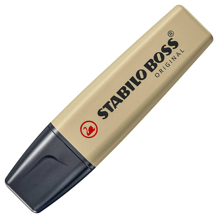 STABILO BOSS ORIGINAL NatureCOLORS Textmarker Mud Green, Sienna, Umber, Black (4 Pack)