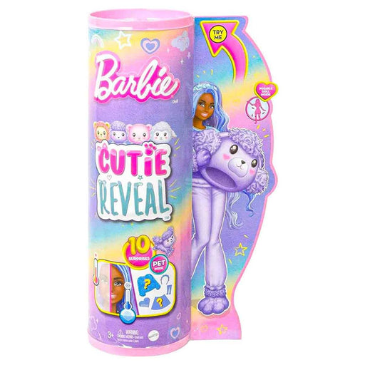 Barbie Cutie Reveal Cute Tees Doll Purple Poodle