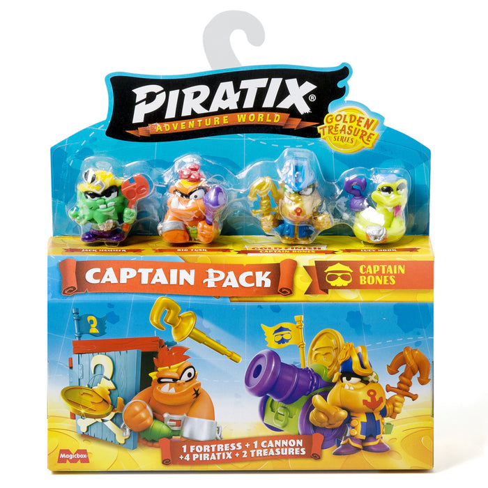 Piratix Adventure World Golden Treasure Series Captain Pack (styles vary)
