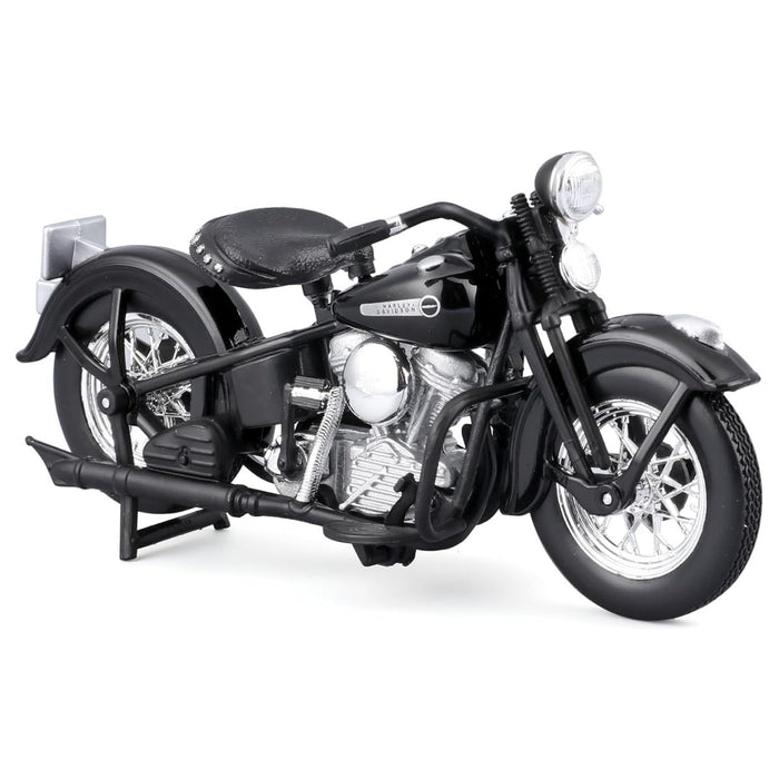 Maisto Harley Davidson Dous-40's 1948 FL Panhead & 1942 WLA Flathead Die-Cast Motorcycles