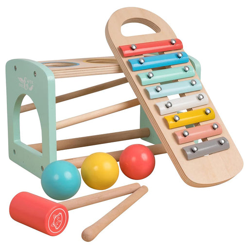 TP Owl & Fox Wooden Xylophone Bench