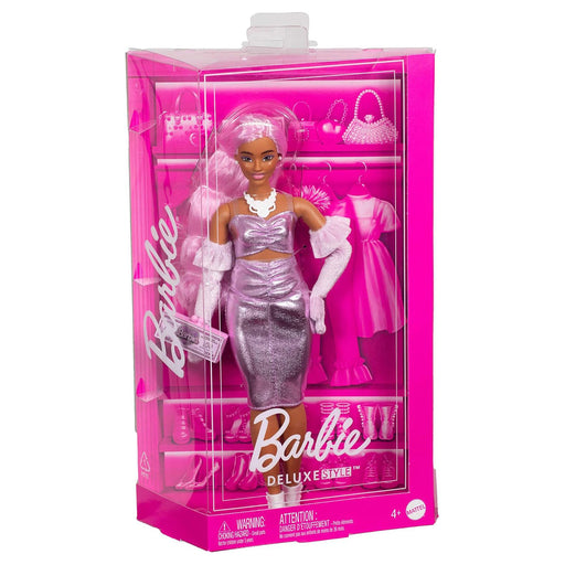 Barbie Deluxe Style Metallic Pink Fashion Doll