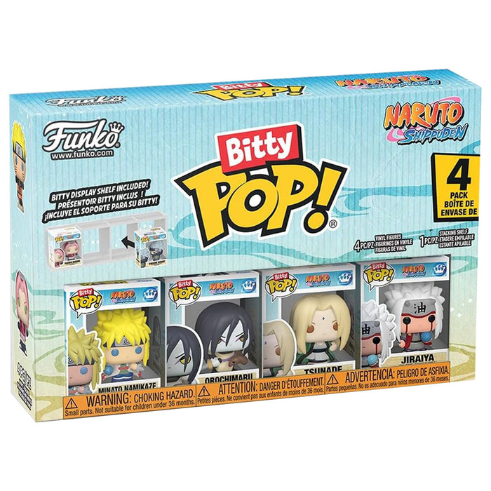 Funko Bitty Pop! Naruto Shippuden Mini Figures Series 2 (4 Pack)