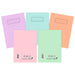 Silvine A5 Pastel Exercise Notebook Lined 80 Pages (styles vary)