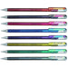 Pentel Hybrid DualMetallic Liquid Gel Roller Pens (8 Pack)