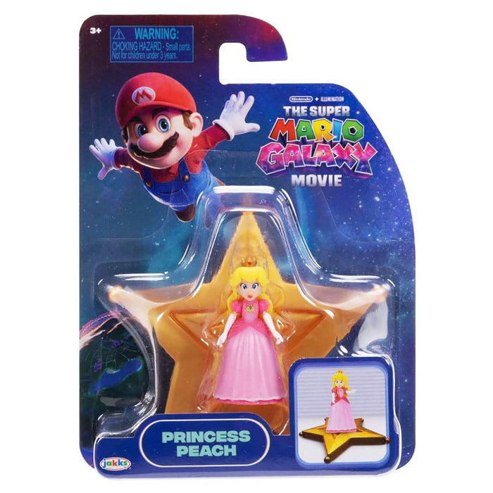 The Super Mario Galaxy Movie: Princess Peach Mini Figure with Star Launcher