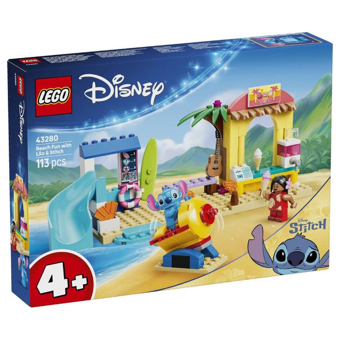 LEGO Disney Beach Fun with Lilo & Stitch Building Set