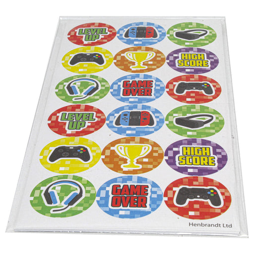 Henbrandt Large Gamer Stickers