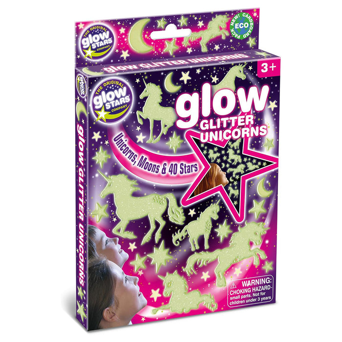 Glow Glitter Unicorns Set