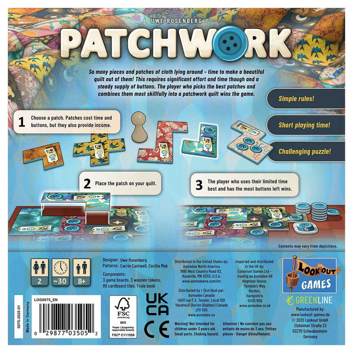 Patchwork Board Game