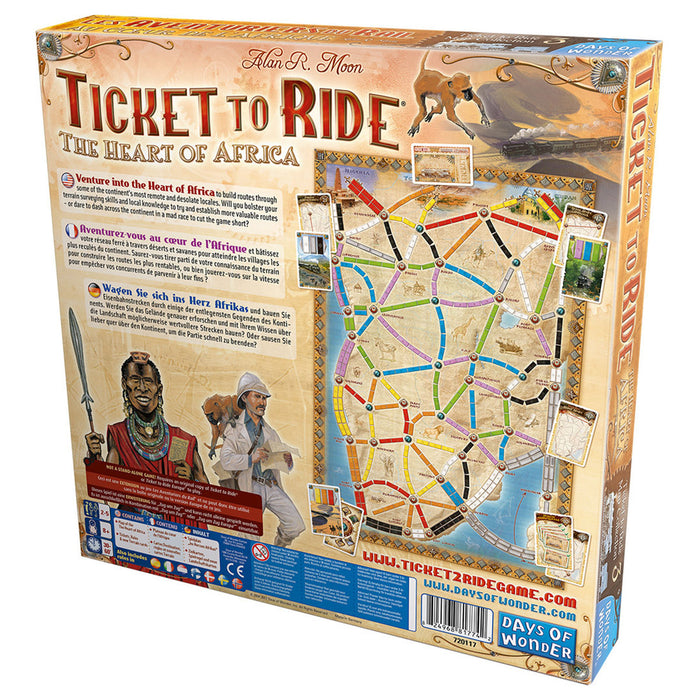 Ticket To Ride Heart of Africa Map Collection Vol 3