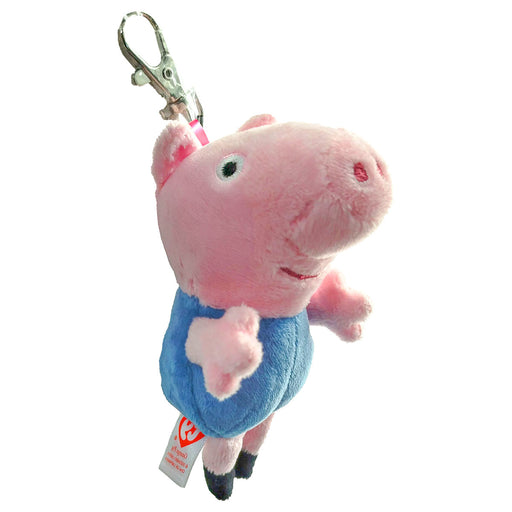 Ty Beanies Peppa Pig George Key Clip Plush