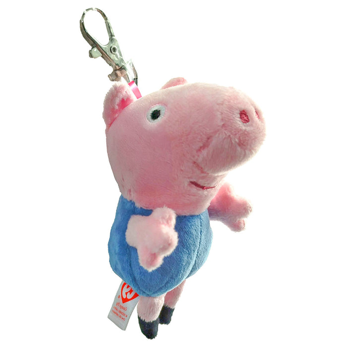 Ty Beanies Peppa Pig George Key Clip Plush