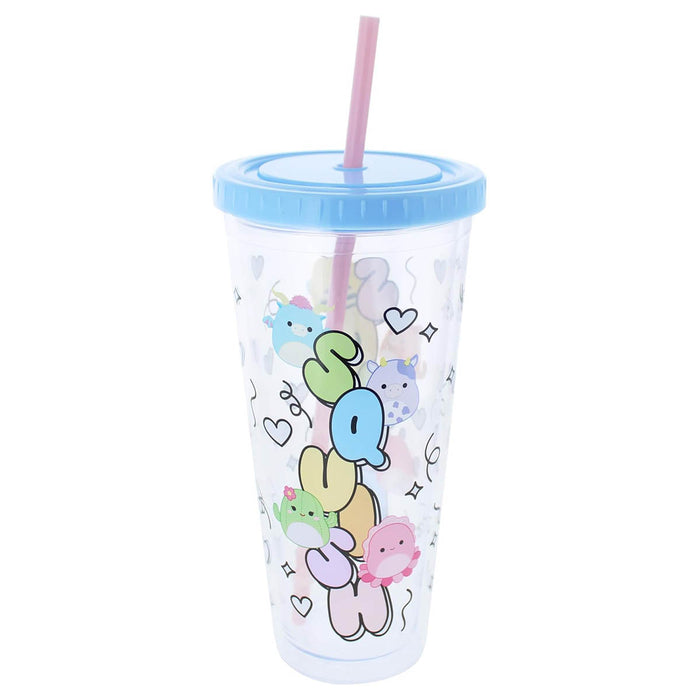 Squishmallows Beaker & Straw
