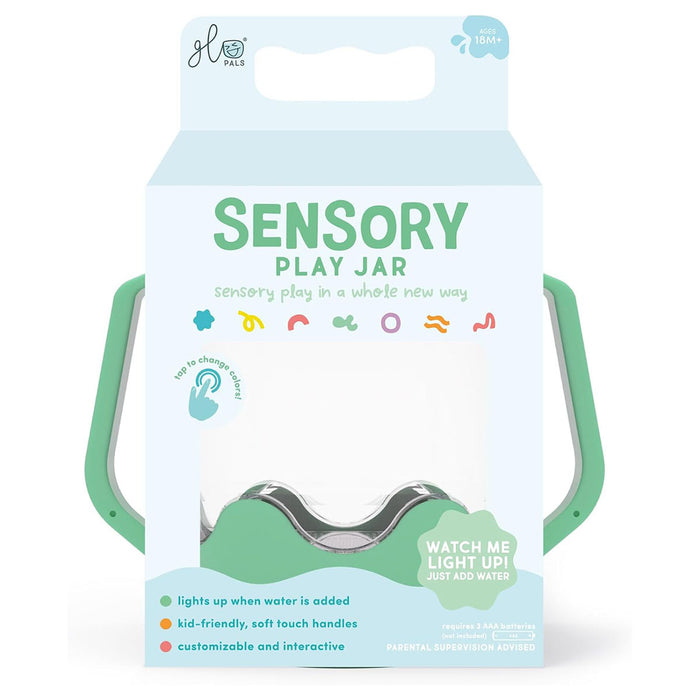Glo Pals Sensory Play Jar Teal