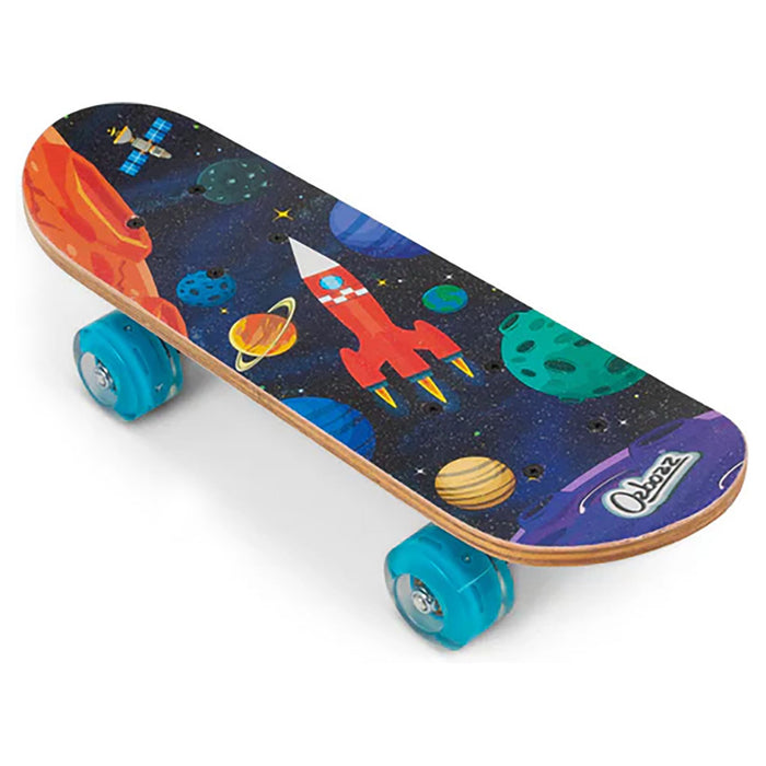 Ozbozz Space Skateboard with Flashing Wheels