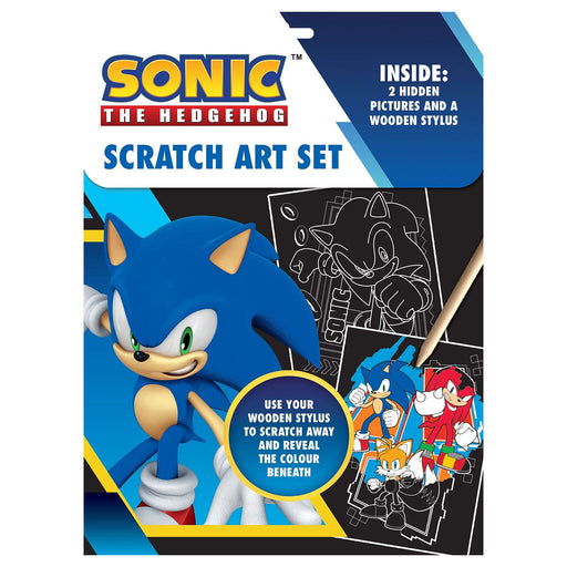 Sonic the Hedgehog Scratch Art Set