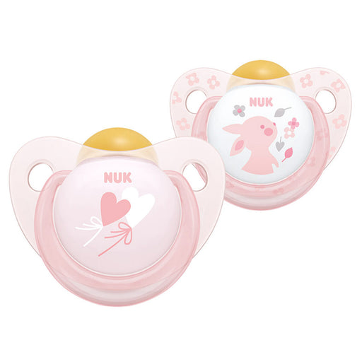 NUK R&B Latex Soother Rose Size 1 (Pack of 2)