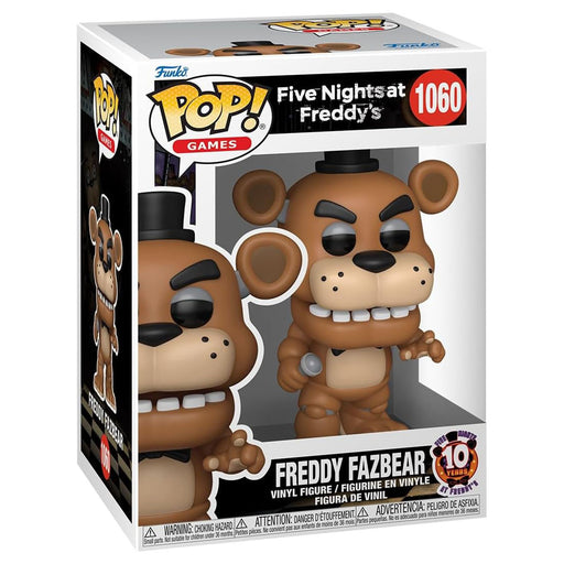 Funko Pop Games: Five Nights at Freddy's 10th Anniversary Freddy Fazbear Vinyl Figure #1060
