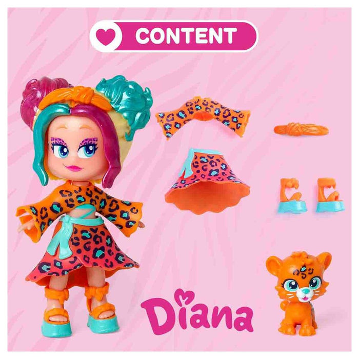 KookyLoos Pet Party Diana Doll 