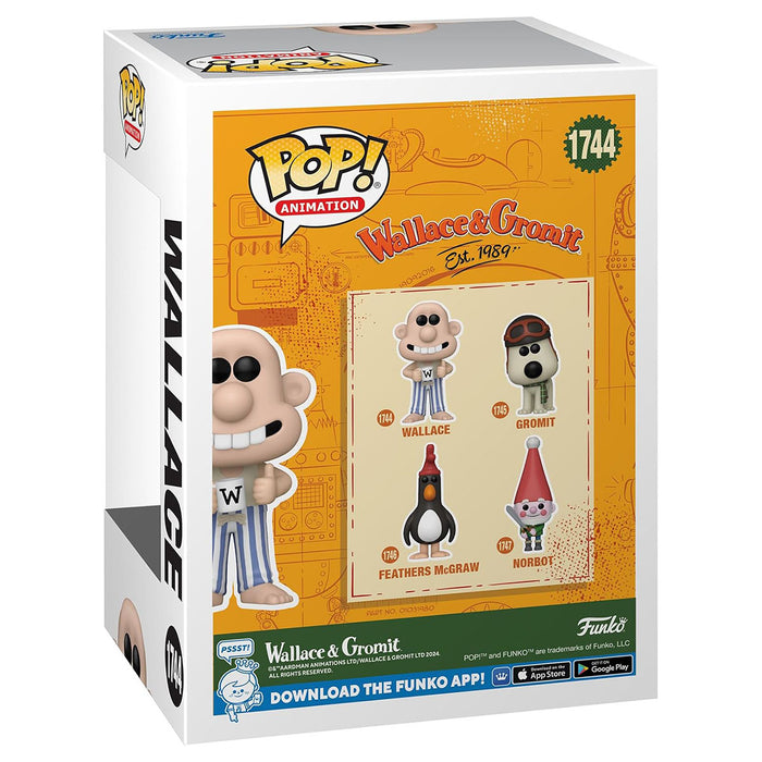 Funko Pop! Animation: Wallace & Gromit: Wallace in Pyjamas Vinyl Figure #1744