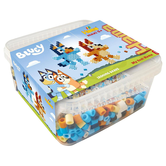 Hama Bluey Maxi Beads Tub