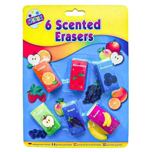 Artbox 6 Fruit Scented Erasers