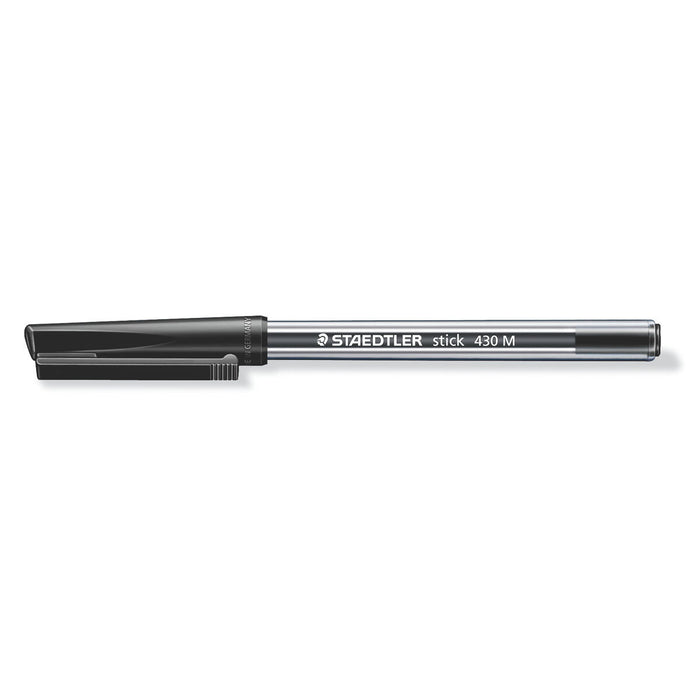 Staedtler Stick 430 M Ballpoint Pen Black Ink