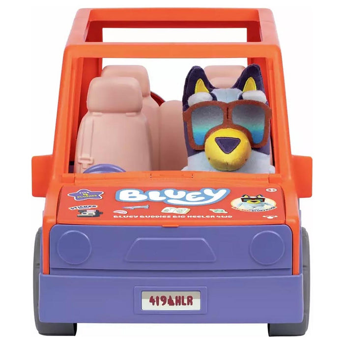 Bluey Buddies Big Heeler 4WD and Bluey Playset
