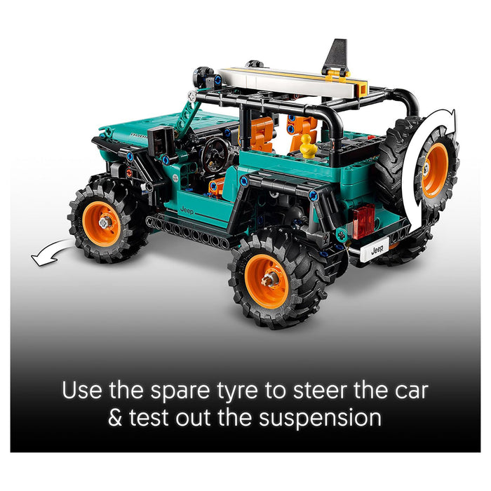 LEGO Techic Jeep Wrangler Rubicon SUV Building Set
