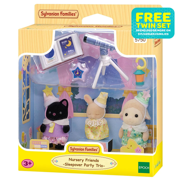 Sylvanian Families Nursery Friends - Sleepover Party Trio