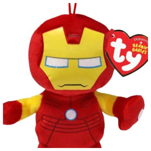 Ty Beanie Babies Marvel Iron Man Key Clip Plush