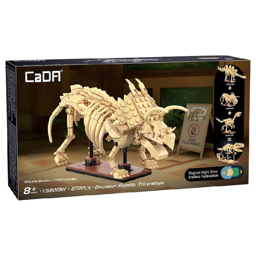 CaDA Dinosaur Fossils: Triceratops Building Set