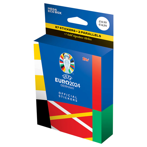 Topps Official Euro 2024 Sticker Collection - Mega Eco Pack
