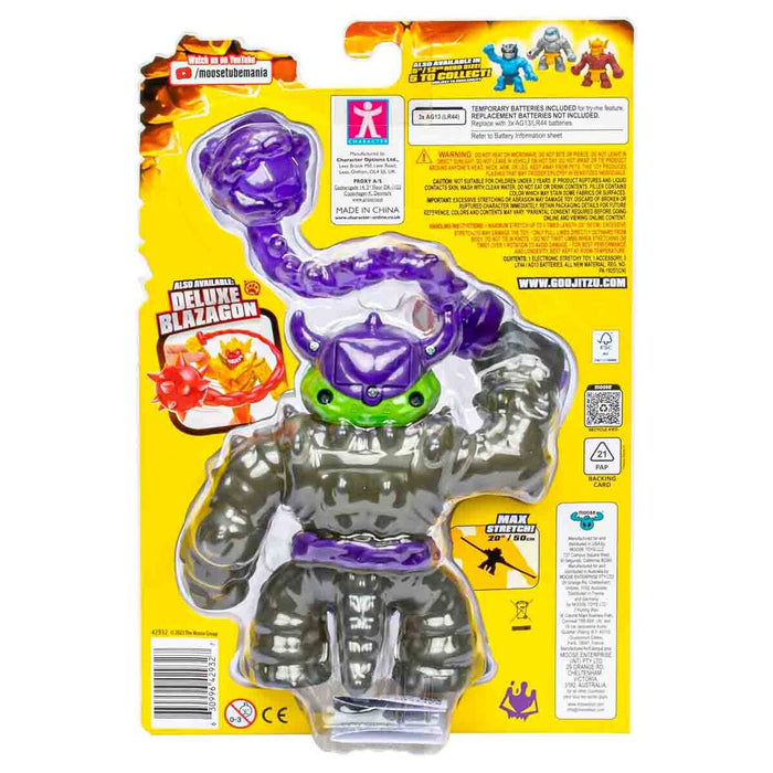 Heroes of Goo Jit Zu Stretch Strikers Deluxe Rock Jaw Stretch Figure