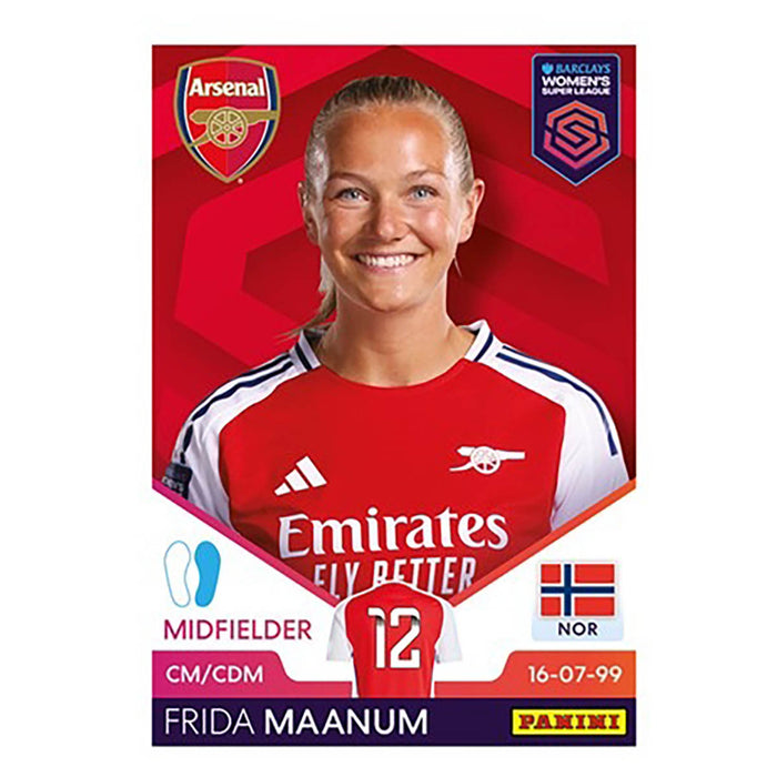 Panini Barclays Women's Super League 2024/25 Official Sticker Collection Starter Pack