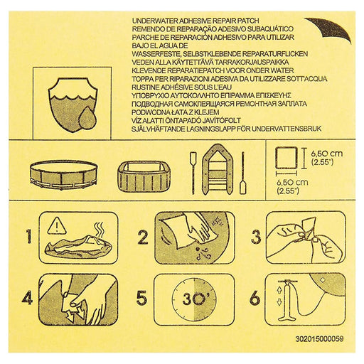 Bestway Underwater Adhesive Repair Patches (10 Pack)