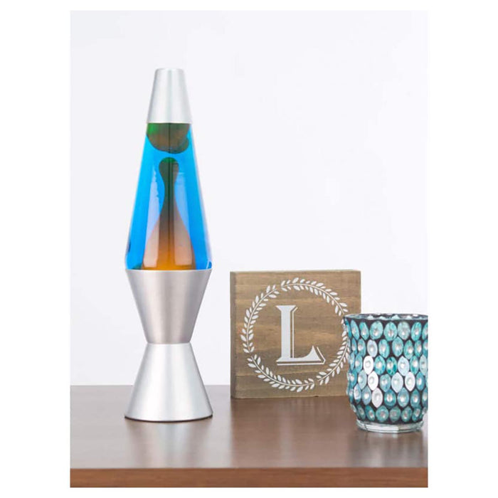 Lava Lamp Orange & Blue 14.5 inch