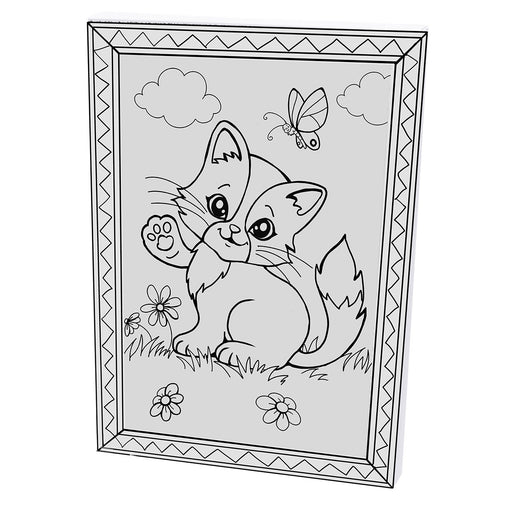 Washable Art Cat Colouring Protective Mat