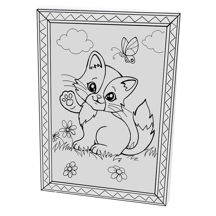 Washable Art Cat Colouring Protective Mat