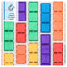 Connetix Magnetic Tiles Rainbow Rectangle Pack 18 Pieces